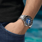 Tissot Seastar 2000 Professional Powermatic 80 Blue Dial Silver Steel Strap Watch for Men - T120.607.11.041.01 Authentic Buy Shop Now