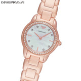 Emporio Armani Mia Mother of Pearl Dial Rose Gold Steel Strap Watch for Women - AR11671 Buy Now By Emporio Armani