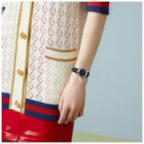Gucci G Timeless Black Dial Black Leather Strap Watch for Women - YA1265055 Authentic Buy Shop Now