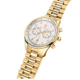 Maserati Tradizione Chronograph White Dial Gold Steel Strap Watch for Men - R8873646003 Authentic Buy Shop Now