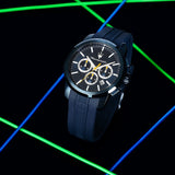 Maserati Successo Chronograph Blue Dial Blue Rubber Strap Watch for Men - R8871621044 Authentic Buy Shop Now