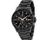 Maserati SFIDA Limited Edition Chronograph Black Dial Black Steel Strap Watch for Men - R8873640016 Authentic Buy Shop Now