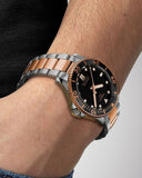 Tissot Seastar 1000 Quartz Black Dial Two Tone Steel Strap Watch for Men - T120.410.22.051.01 Authentic Buy Shop Now