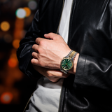 Citizen Tsuyosa 60 Automatic Green Dial Two Tone Steel Strap Watch for Men - NK0024-54X Authentic Buy Shop Now