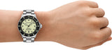 Emporio Armani Sea Explorer Yellow Dial Silver Steel Strap Watch for Men - AR60083 Buy Now By Emporio Armani