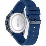 Hugo Boss Runner Chronograph Blue Dial Blue Silicone Strap Watch for Men - 1514142 Buy Now By Hugo Boss