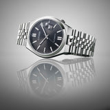 Citizen Tsuyosa 60 Automatic Black Dial Silver Steel Strap Watch for Men - NK0020-55E Authentic Buy Shop Now