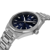 Tissot PRC 100 Solar Quartz Blue Dial Silver Steel Strap Watch for Men - T151.422.11.041.00 Authentic Buy Shop Now