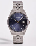 Tissot Ballade Quartz Blue Dial Silver Steel Strap Watch for Men - T156.410.11.041.00 Authentic Buy Shop Now