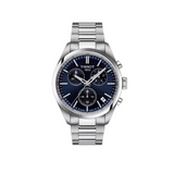 Tissot PR 100 Chronograph Blue Dial Silver Steel Strap Watch for Men - T150.417.11.041.00 Authentic Buy Shop Now