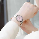 Emporio Armani Gianni T-Bar Pink Dial Silver Steel Strap Watch for Women - AR11686 Buy Now By Emporio Armani