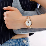 Emporio Armani Mia Meccanico Mother of Pearl Dial Rose Gold Steel Strap Watch for Women - AR60072 Buy Now By Emporio Armani