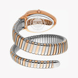 Just Cavalli Lady Snake Silver Dial Two Tone Steel Strap Watch for Women - JC1L249M0065