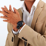 Maserati Attrazione Chronograph Blue Dial Grey Steel Strap Watch for Men - R8853151012 Authentic Buy Shop Now