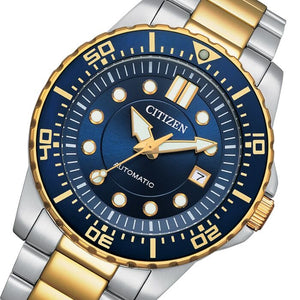 Citizen Mechanical Automatic Blue Dial Two Tone Steel Strap Watch for Men - NJ0174-82L Buy Now By Citizen