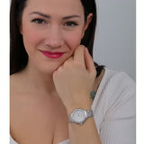 Emporio Armani Mia Mother of Pearl Dial Silver Steel Strap Watch for Women - AR11596 Buy Now By Emporio Armani