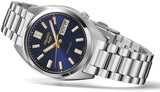 Seiko 5 Sports Automatic Blue Dial Silver Steel Strap Watch for Men - SRPL55K1 Authentic Buy Shop Now