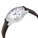 Tissot T-Sport Gent XL Silver Dial Brown Leather Strap Watch for Men - T116.410.16.037.00 Authentic Buy Shop Now