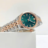 Versace Hellenyium Quartz Green Dial Two Tone Steel Strap Watch for Women - VE2S00422 Buy Now By Versace