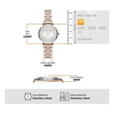 Emporio Armani Gianni T Bar Silver Dial Two Tone Steel Strap Watch for Women - AR11537 Buy Now By Emporio Armani