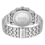 Hugo Boss Skytraveller Chronograph Blue Dial Silver Steel Strap Watch for Men - 1514216 Authentic Buy Shop Now