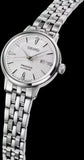 Seiko Presage Cocktail Time Automatic Diamonds White Dial Silver Steel Strap Watch for Women - SRE017J1 Authentic Buy Shop Now