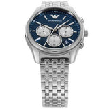 Emporio Armani Antonio Chronograph Blue Dial Silver Steel Strap Watch for Men - AR11582 Buy Now By Emporio Armani
