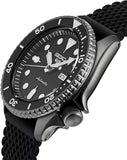 Seiko 5 Sports SKX Series Automatic Black Dial Black Silicone Strap Watch for Men - SRPD65K2 Authentic Buy Shop Now
