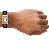 Emporio Armani Gino White Dial Brown Leather Strap Watch for Men - AR11665 Buy Now By Emporio Armani