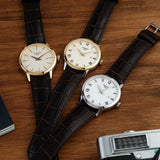 Tissot Classic Dream Ivory Dial Brown Leather Strap Watch for Men - T129.410.36.261.00 Authentic Buy Shop Now
