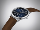 Tissot Chemin des Tourelles Automatic Powermatic 80 Blue Dial Brown Leather Strap Watch for Men - T139.407.16.041.00 Authentic Buy Shop Now