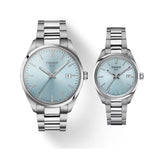 Tissot PR 100 Ice Blue Dial Silver Steel Strap Watch for Men - T150.410.11.351.00 Authentic Buy Shop Now