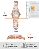 Emporio Armani Mia Mother of Pearl Dial Rose Gold Steel Strap Watch for Women - AR11671 Buy Now By Emporio Armani