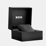 Hugo Boss Avery Chronograph Blue Dial Black Leather Strap Watch for Men - 1514156 Authentic Buy Shop Now