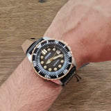 Citizen Mechanical Automatic Black Dial Black Leather Strap Watch for Men - NJ0176-10E Buy Now By Citizen