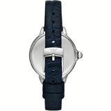 Emporio Armani Mia Moonphase Blue Dial Blue Leather Strap Watch for Women - AR11629 Buy Now By Emporio Armani