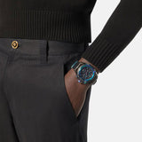 Versace Icon Active Chronograph Black Dial Grey Silicone Strap Watch for Men - VEZ701022 Buy Now By Versace