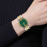 Versace Reve Analog Green Dial Two Tone Steel Strap Watch for Women - VE8B00524 Buy Now By Versace
