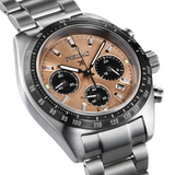 Seiko Solar Prospex Diver Speedtimer Chronograph Limited Edition Brown Dial Silver Steel Strap Watch for Men - SSC951 Authentic Buy Shop Now