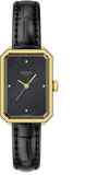 Tissot SRV Black Mother of Pearl Dial Black Leather Strap Watch for Women - T160.110.36.126.00 Authentic Buy Shop Now