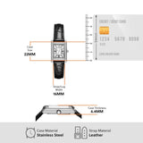 Emporio Armani Two Hand Crystals Silver Dial Black Leather Strap Watch for Women - AR11623 Buy Now By Emporio Armani