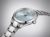 Tissot PR 100 Ice Blue Dial Silver Steel Strap Watch for Women - T150.210.11.351.00 Authentic Buy Shop Now