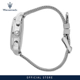 Maserati Epoca Limited Edition Chronograph Blue Dial Silver Mesh Strap Watch for Men - R8873618022 Authentic Buy Shop Now