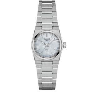 Tissot PRX Quartz Mother of Pearl Dial Silver Steel Strap Watch for Women - T137.010.11.111.00 Authentic Buy Shop Now