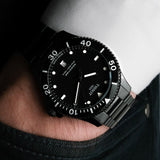 Tissot Seastar 1000 Quartz Black Dial Black Steel Strap Watch for Men - T120.410.33.051.00 Authentic Buy Shop Now