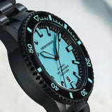 Emporio Armani Sea Explorer Turquoise Blue Dial Black Steel Strap Watch for Men - AR60084 Buy Now By Emporio Armani