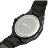 Hugo Boss Taper Chronograph Black Dial Black Steel Strap Watch for Men - 1514090 Authentic Buy Shop Now