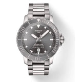 Tissot Seastar 1000 Powermatic 80 Grey Dial Silver Steel Strap Watch for Men - T120.407.11.081.01 Authentic Buy Shop Now