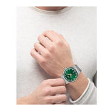 Hugo Boss Candor Green Dial Silver Steel Strap Watch for Men - 1514079 Buy Now By Hugo Boss
