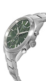 Tissot PR 100 Chronograph Green Dial Silver Steel Strap Watch for Men - T150.417.11.091.00 Authentic Buy Shop Now